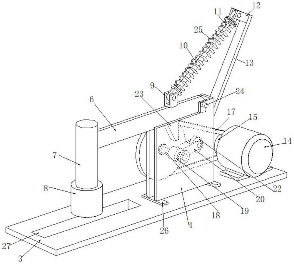 Vibrating type medicine pounding device capable of simulating manual operation and used for small amount of herbs