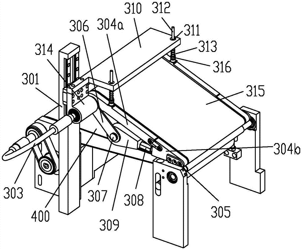 Conveying vegetable pressing device