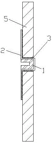 Edge sealing structure and method for fairing water leakage hole