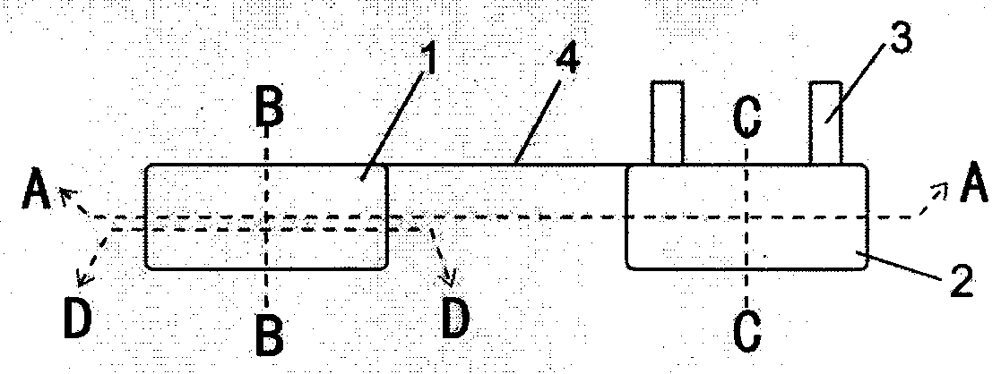 Simple magnetic buckling strip