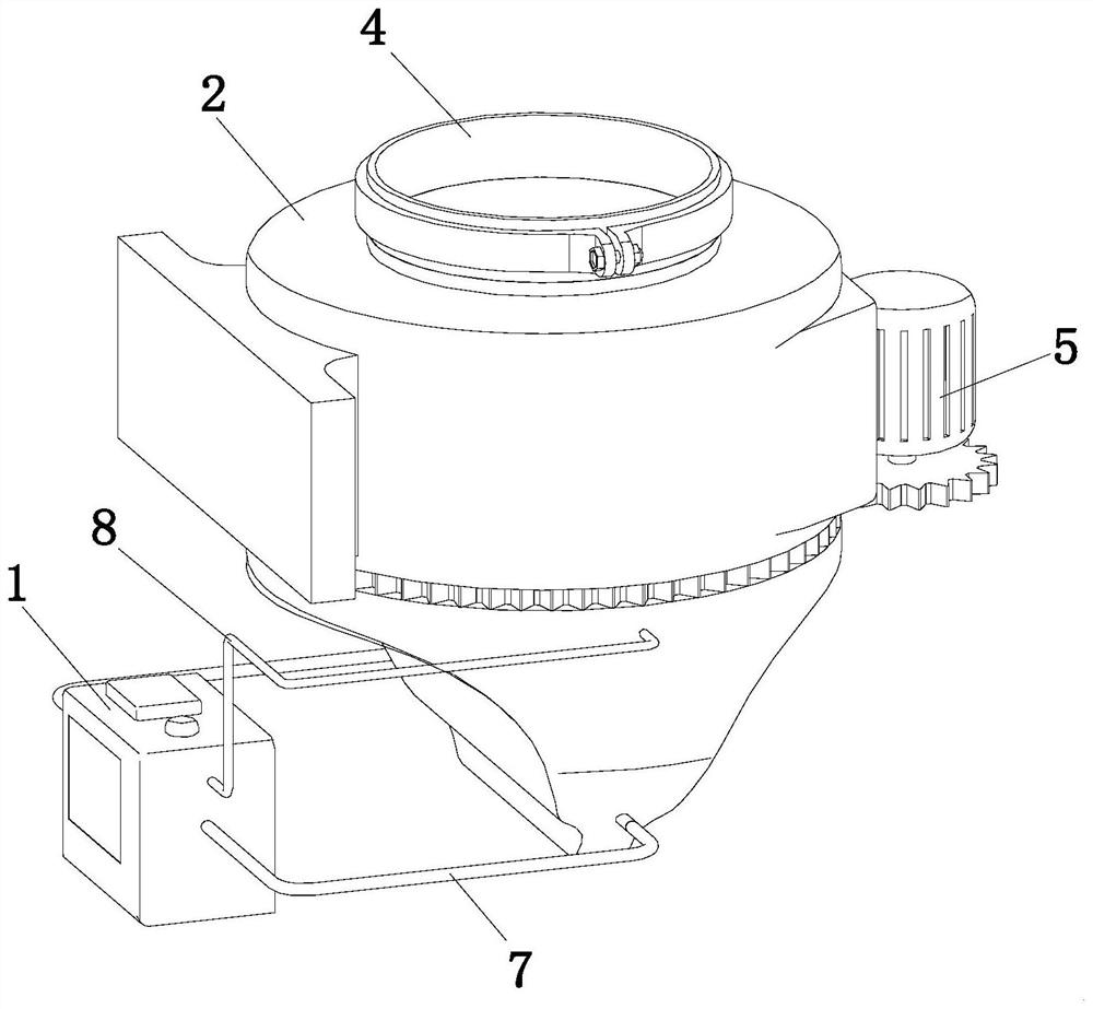 A fuel cell bipolar plate glue line processing device