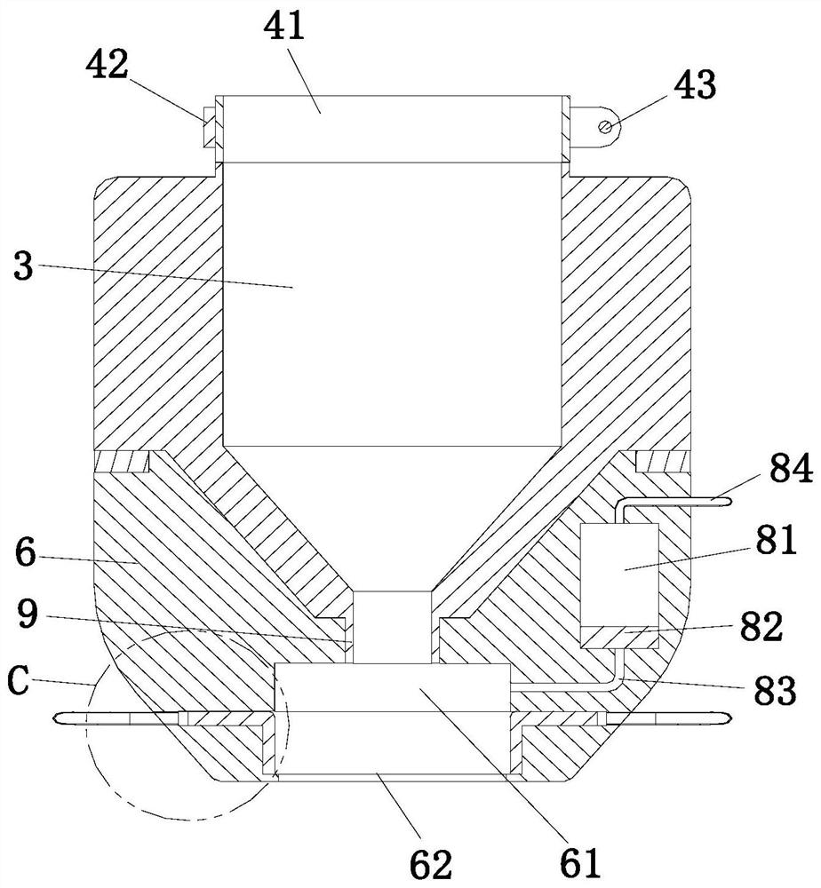 A fuel cell bipolar plate glue line processing device