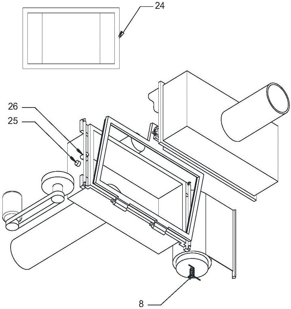 Active filtering system for automobile exhaust particle emissions