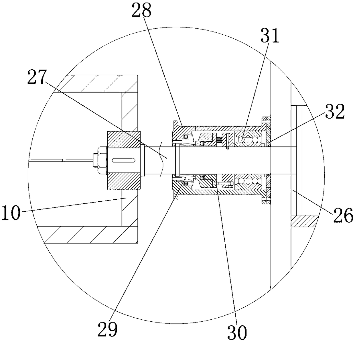 Centrifugal sedimentation type water purifier for large sewage treatment plant