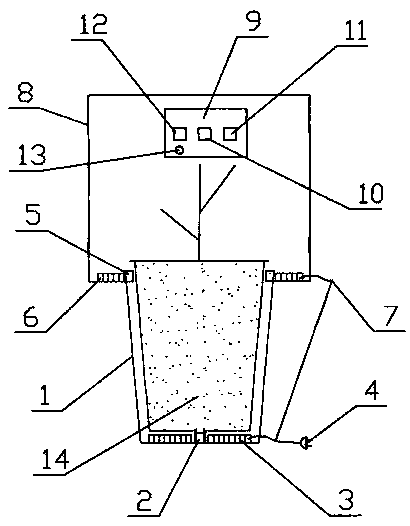 Automatic temperature control flowerpot thermal insulation cover