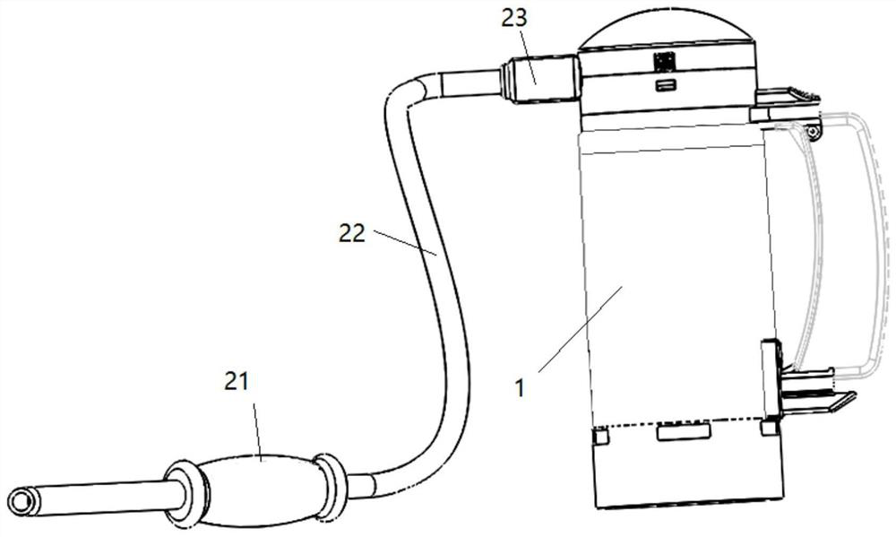 Multifunctional sputum suction device for respiratory medicine