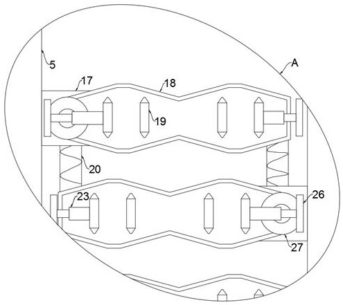 Anti-blocking PDC (Polycrystalline Diamond Compact) drill bit