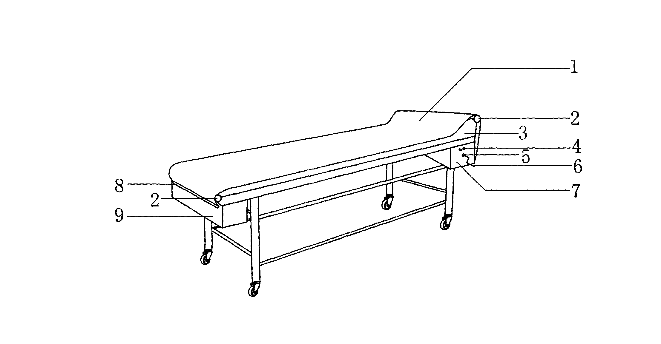 Medical diagnosis and treatment bed capable of automatically paving bed sheet
