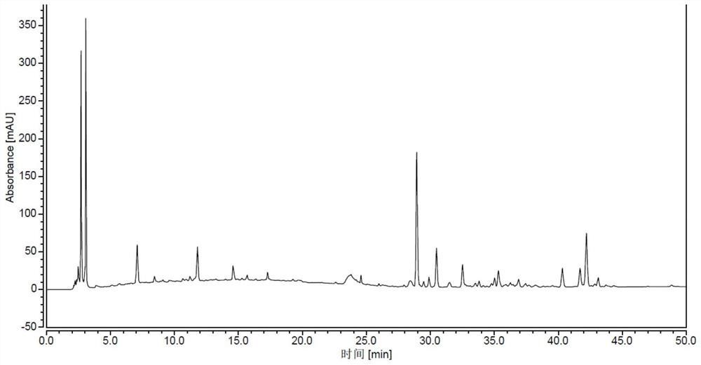 Method for constructing HPLC (High Performance Liquid Chromatography) characteristic chromatogram of heart-nourishing hypnotic capsule