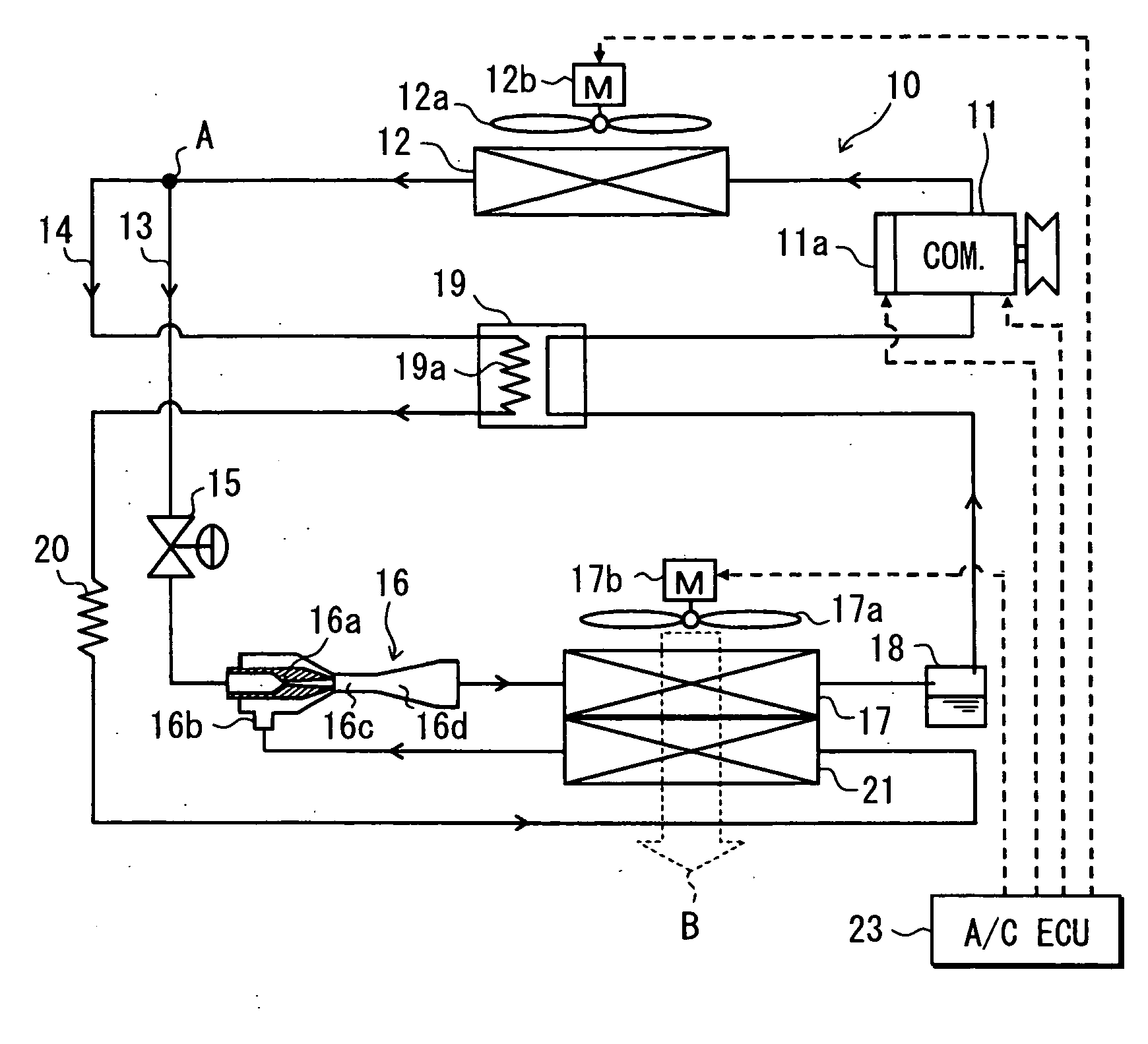 Ejector refrigerant cycle device