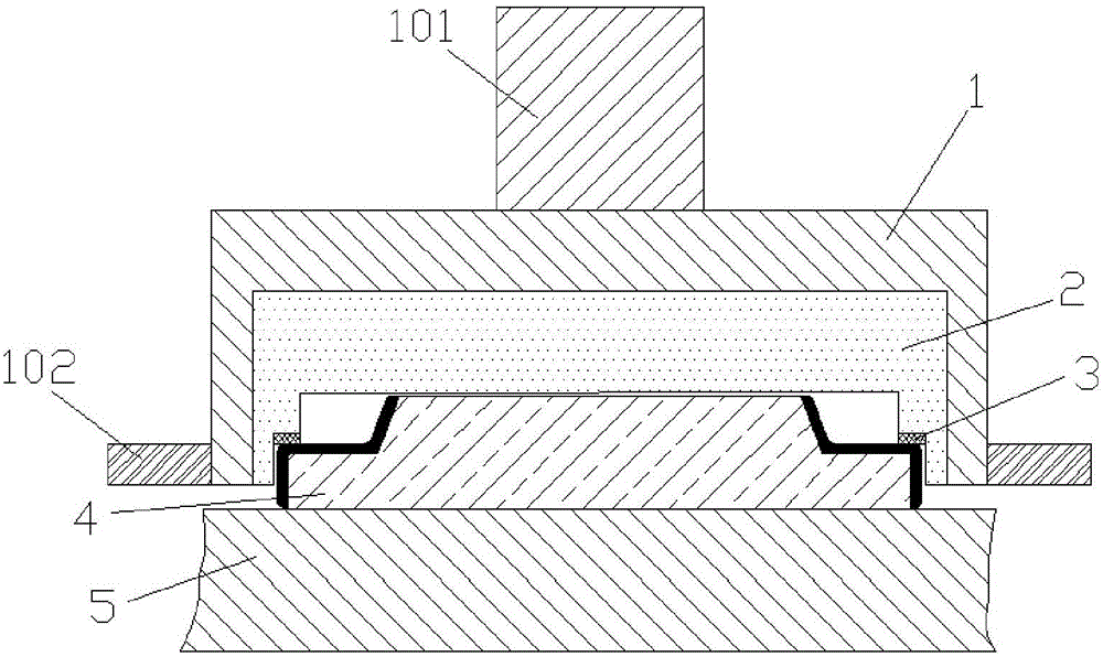 Polishing method for glass input window element and clamp