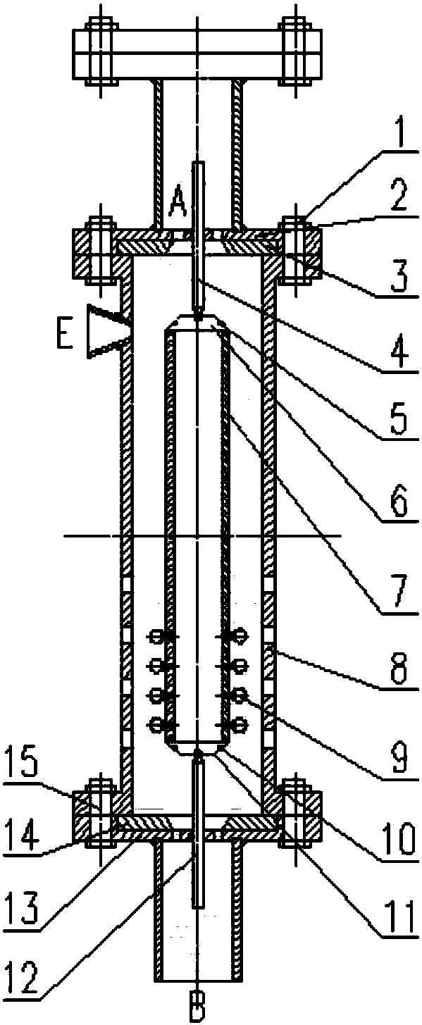 Adjustable two-way float valve and working method thereof