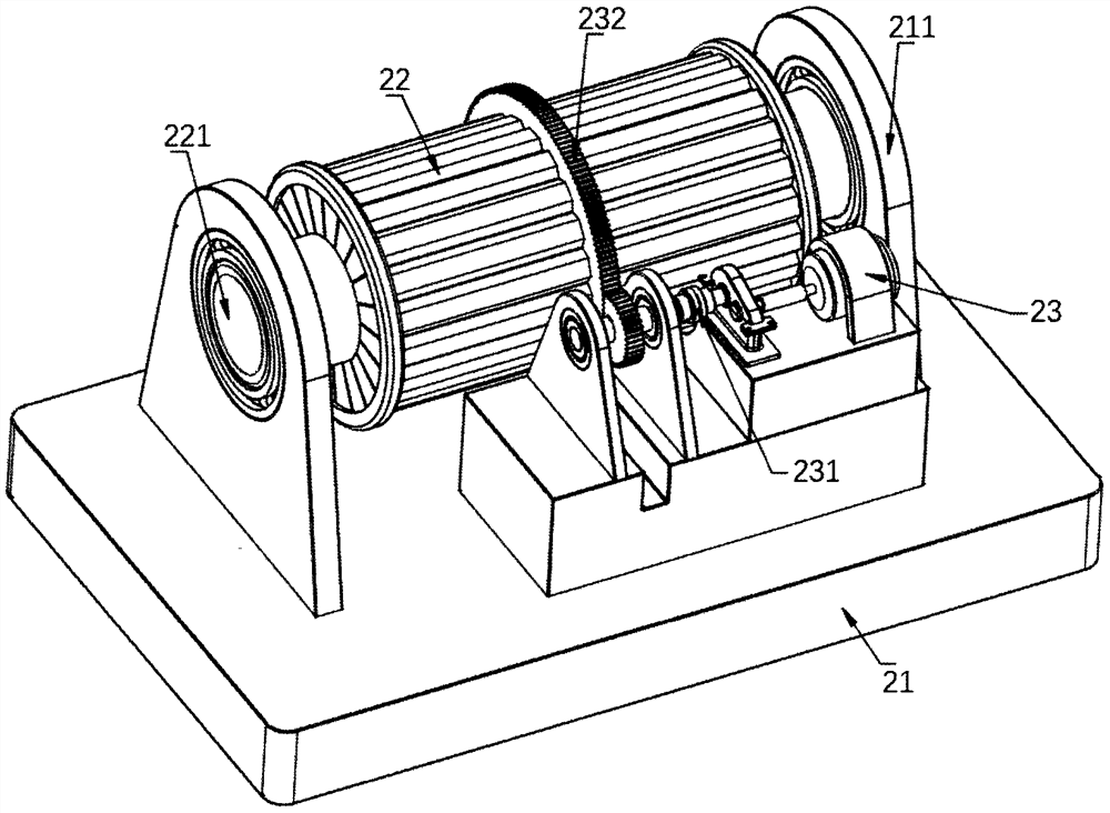 Method for preparing dry sand through ball mill