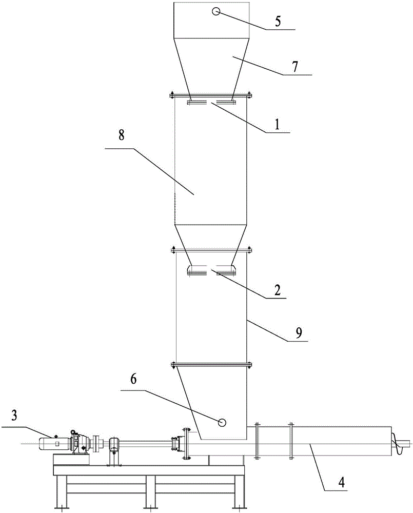 Double-layered turning plate type feeding mechanism
