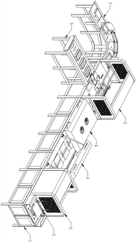 Outer box assembling and forming integrated device