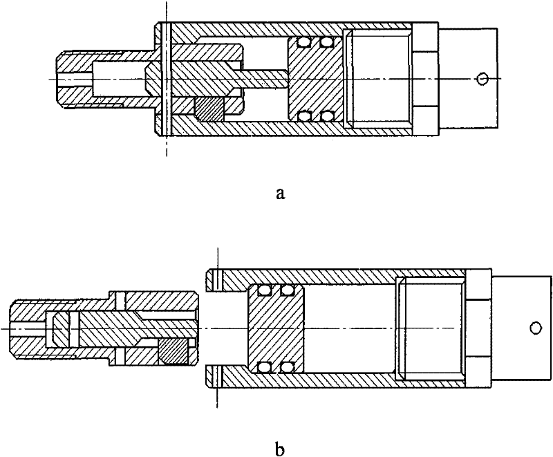 High-precision measuring method of separating characteristic of hot work separating device