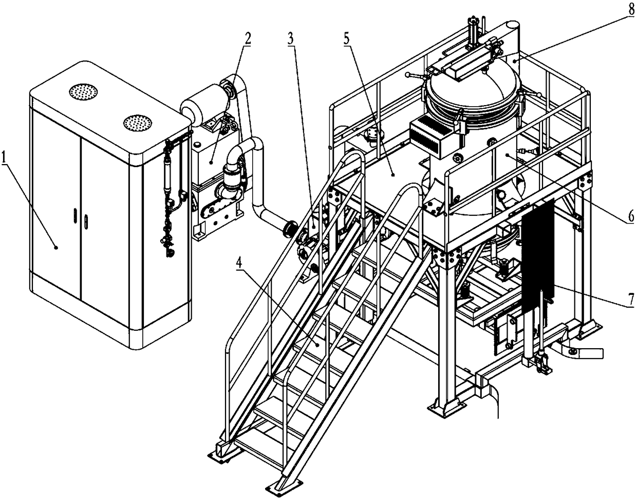 Visual experiment device for melting of nuclear reactor fuel rod and method