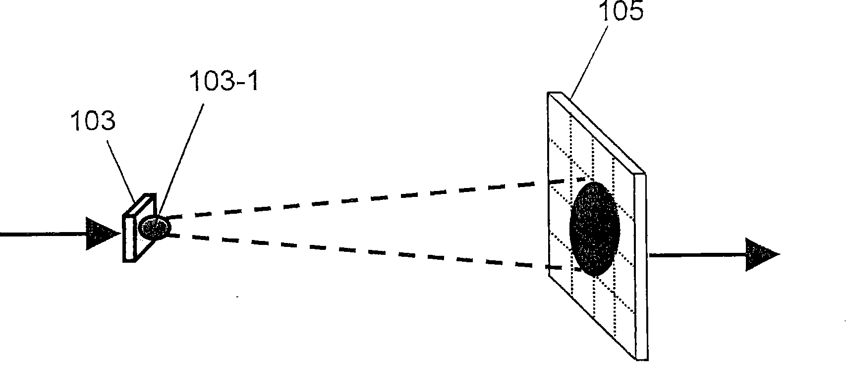 Optical space transmission device using image sensor