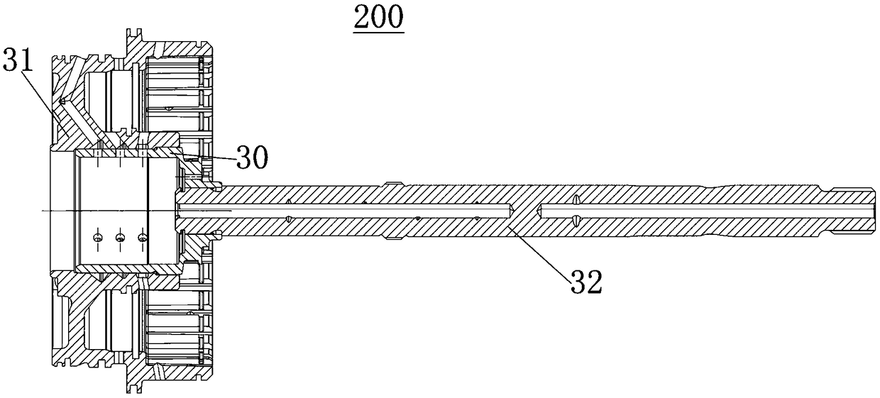 Connecting structure, sleeve, connecting structure machining process and automatic transmission