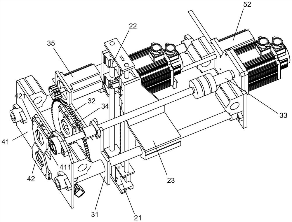 Full-automatic bamboo cane feeding device