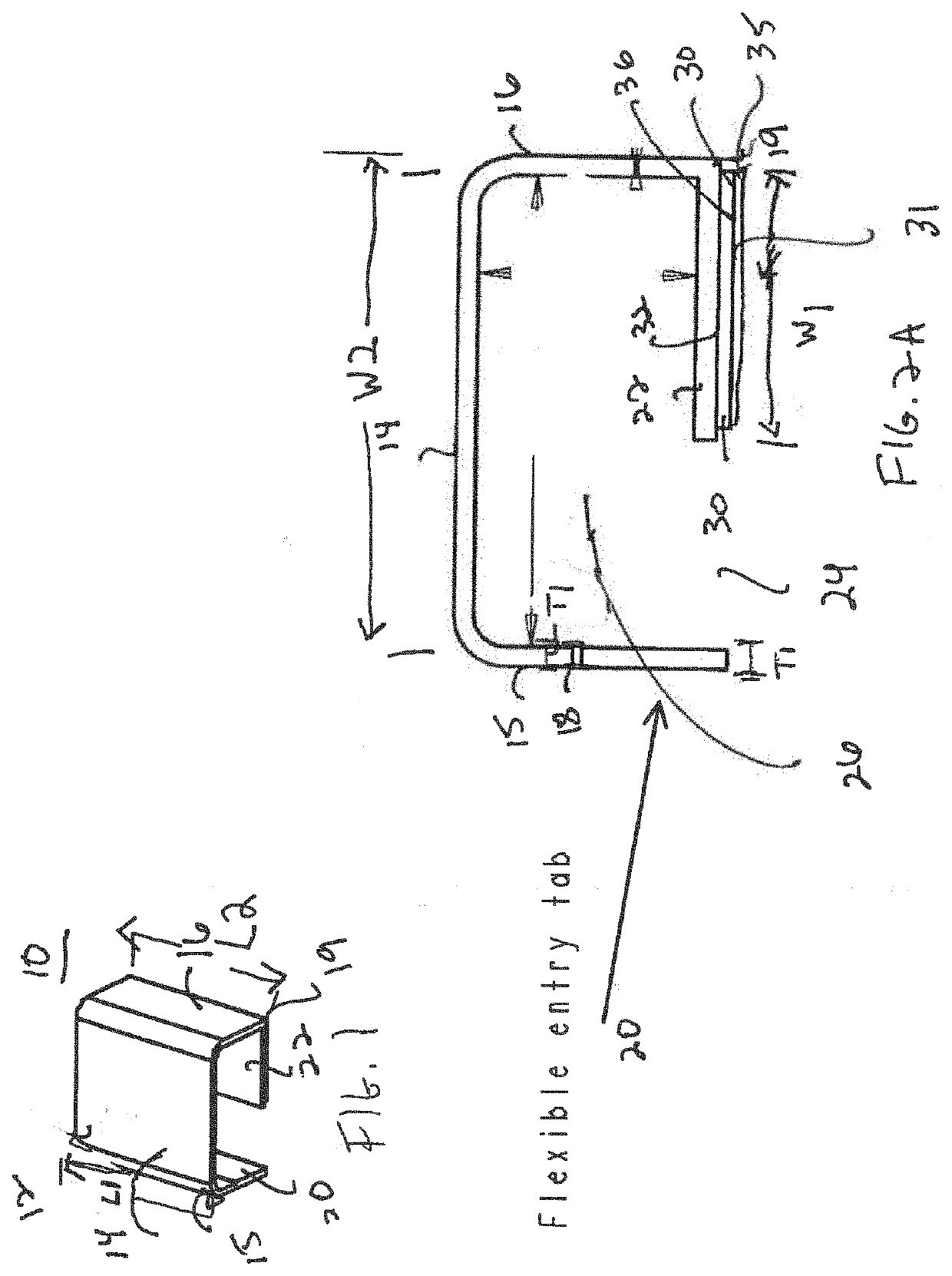 Wire Management System with Flexible Tab