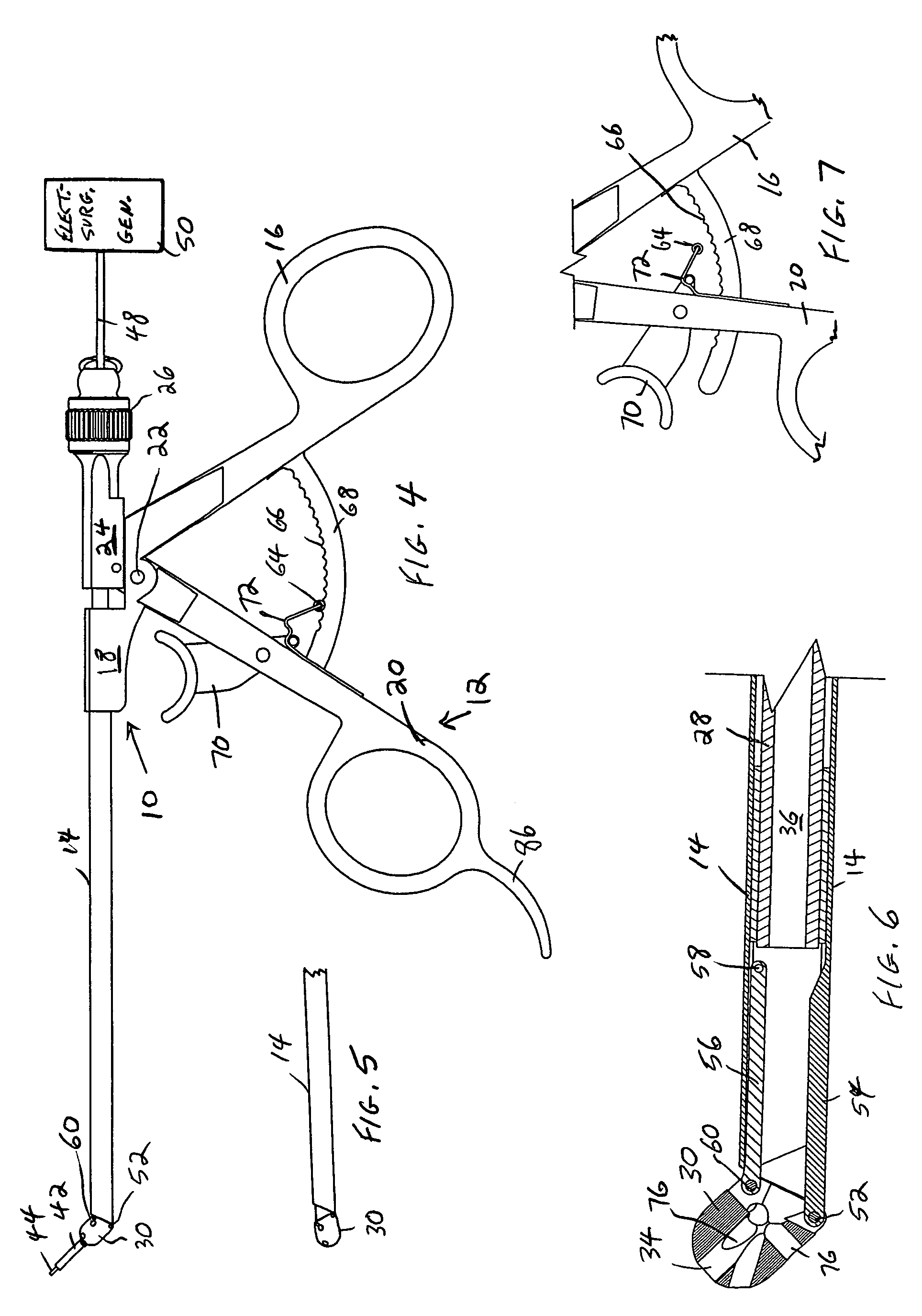 Flexible electrosurgical electrode with manipulator