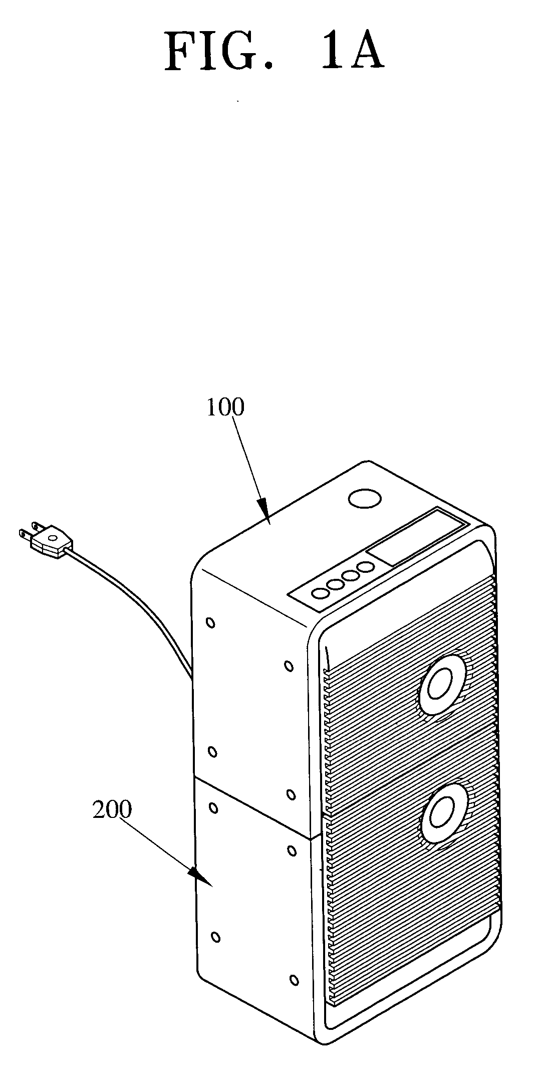 Separable air purifying apparatus