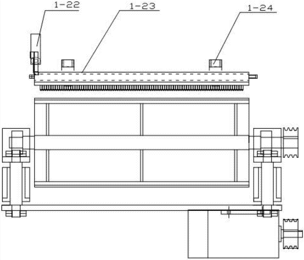 An automatic double aluminum row roller bead grinding machine and a round particle grinding production line