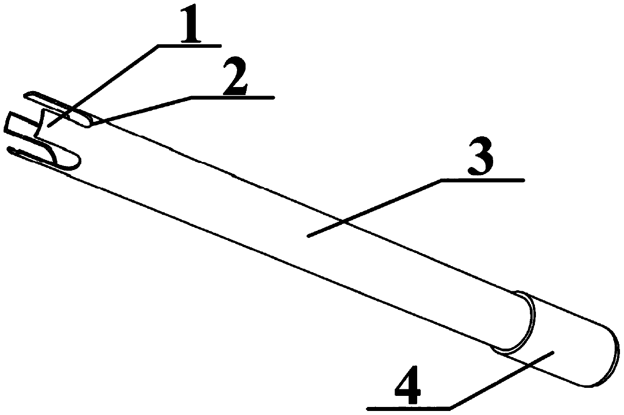 Raft fishing hook taking device