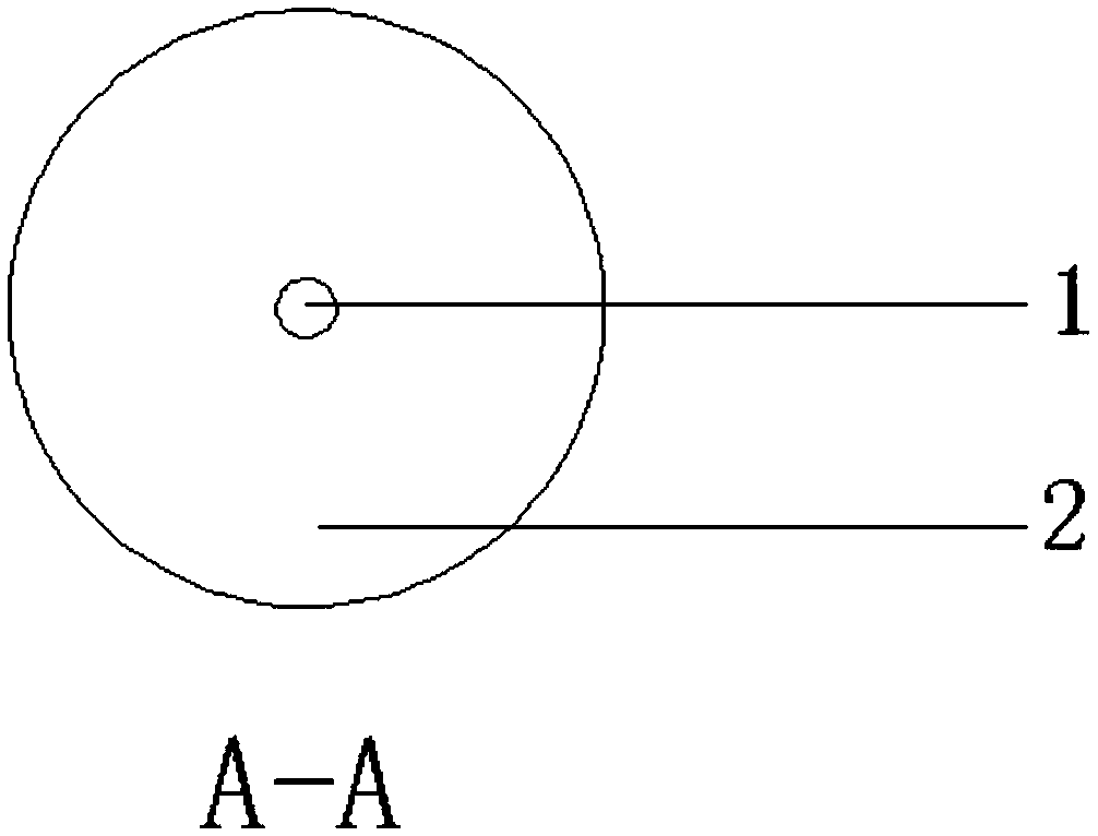 Swing-type tidal current energy power generator with gravity base