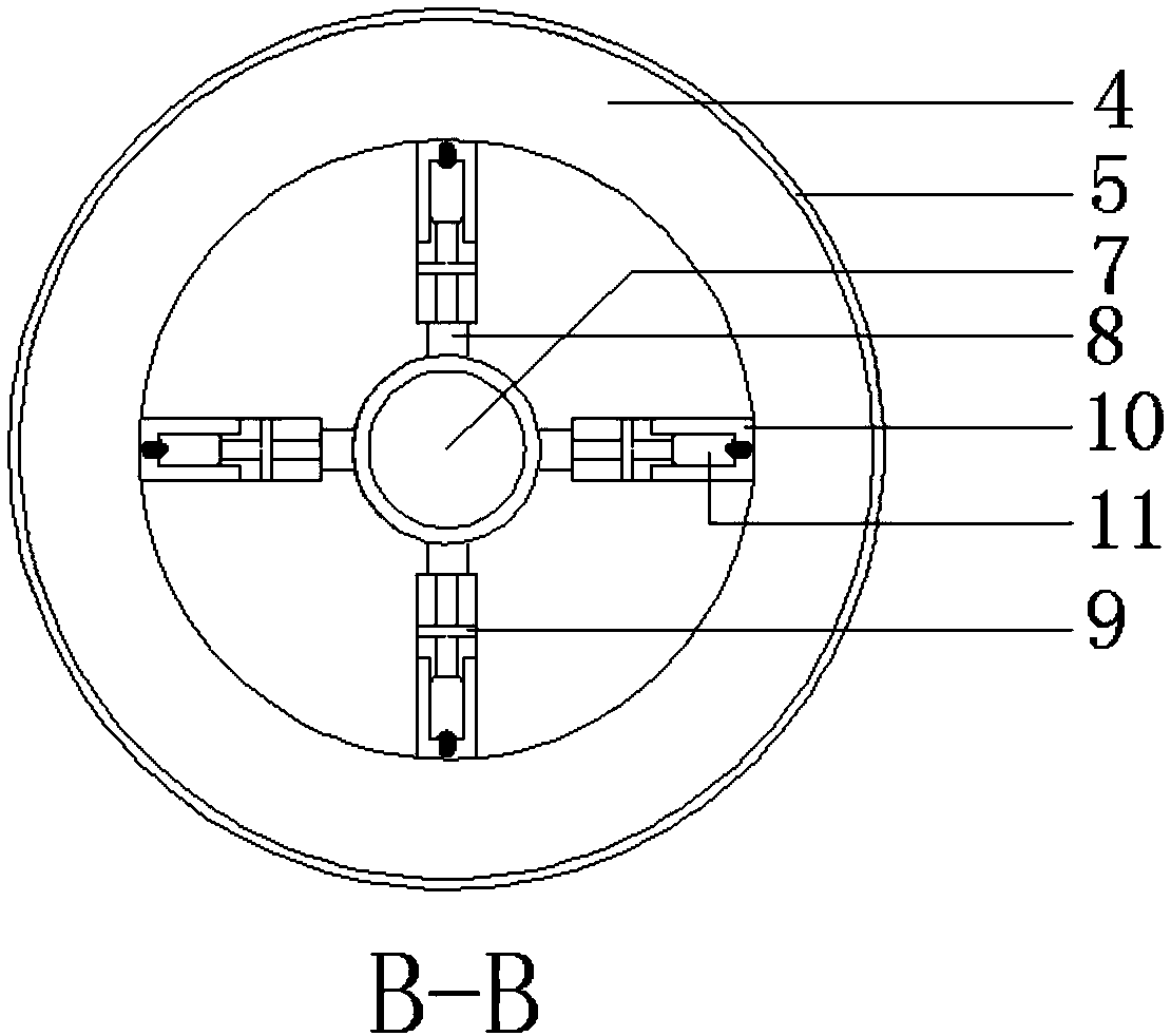 Swing-type tidal current energy power generator with gravity base