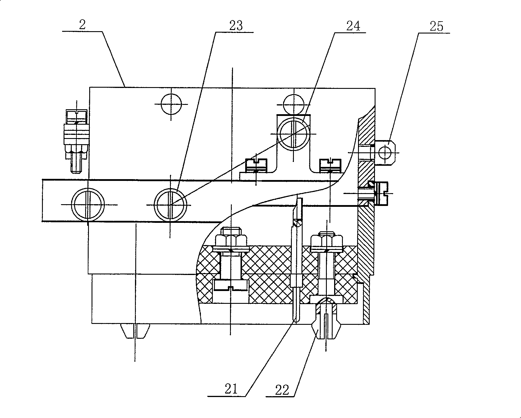 Electric connector guide rail separation method and apparatus