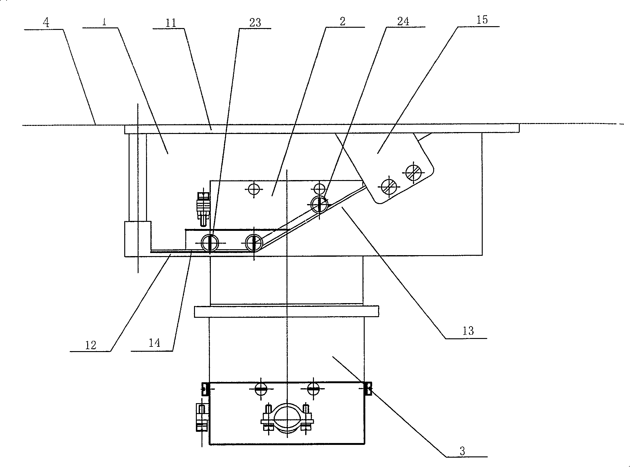 Electric connector guide rail separation method and apparatus