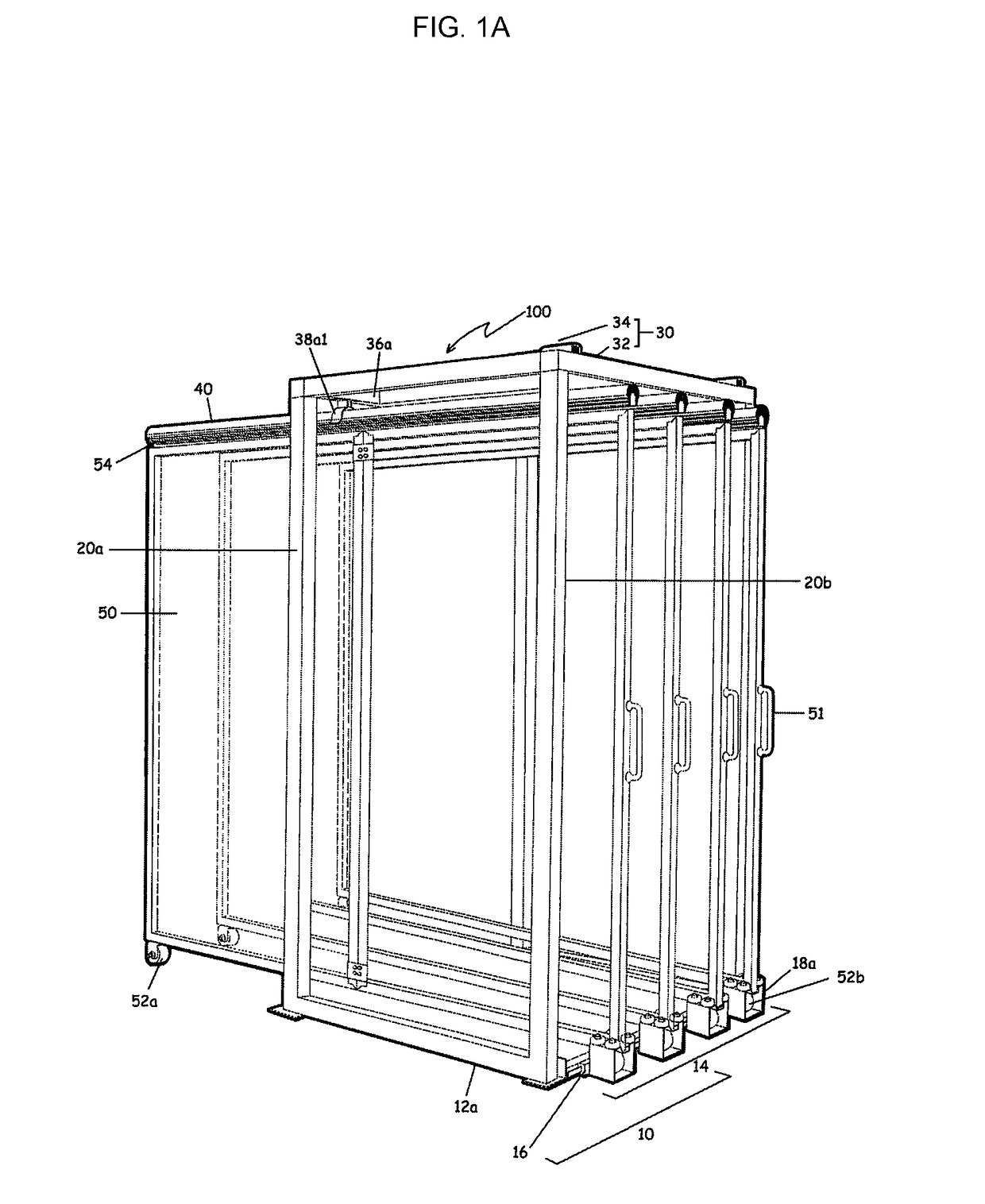 Modular hanging storage system