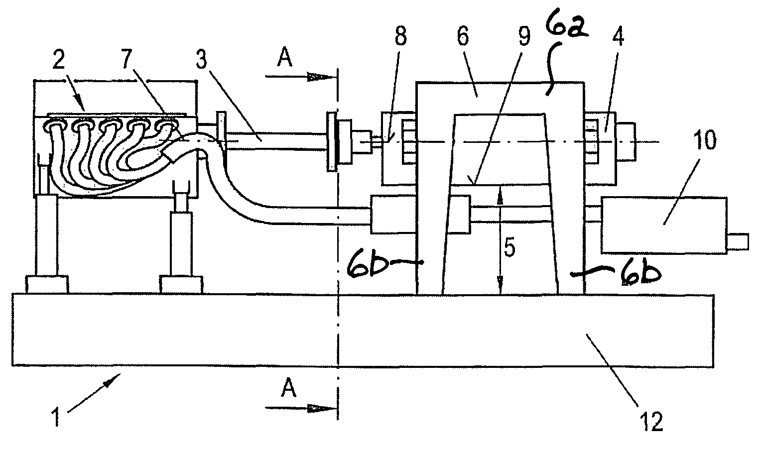 Test rig for internal combustion engines