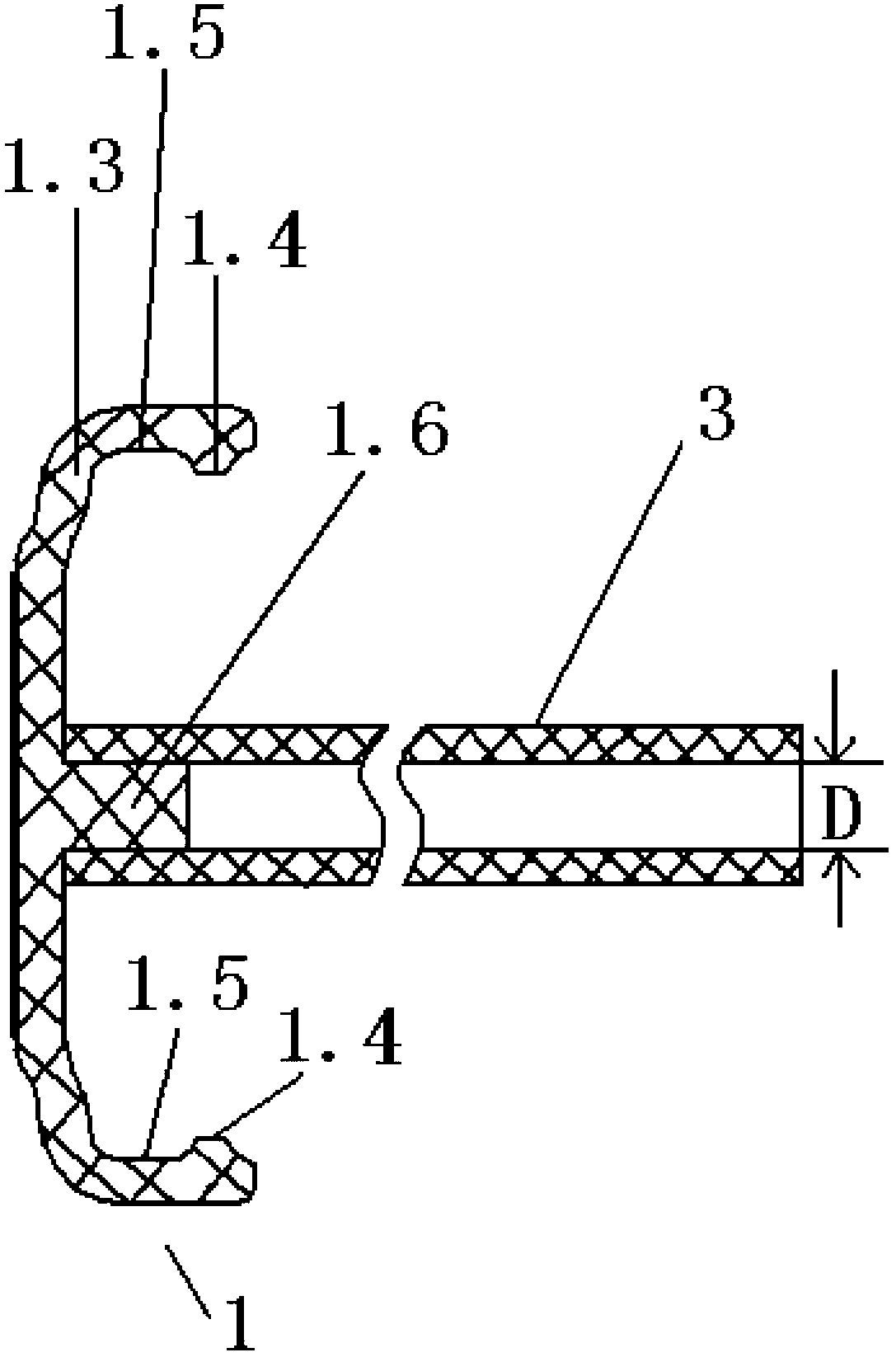 Cleaning solution pot used on automobile