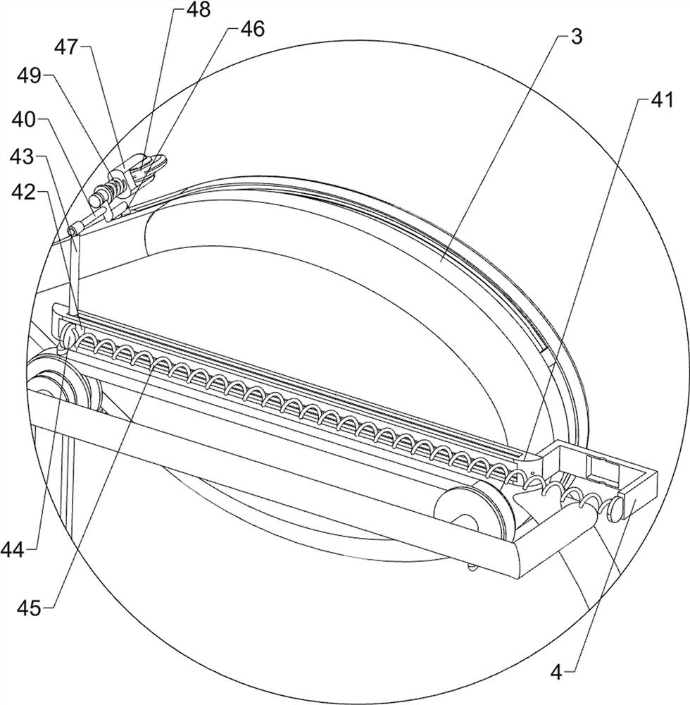 A vertical eye massage device for ophthalmology