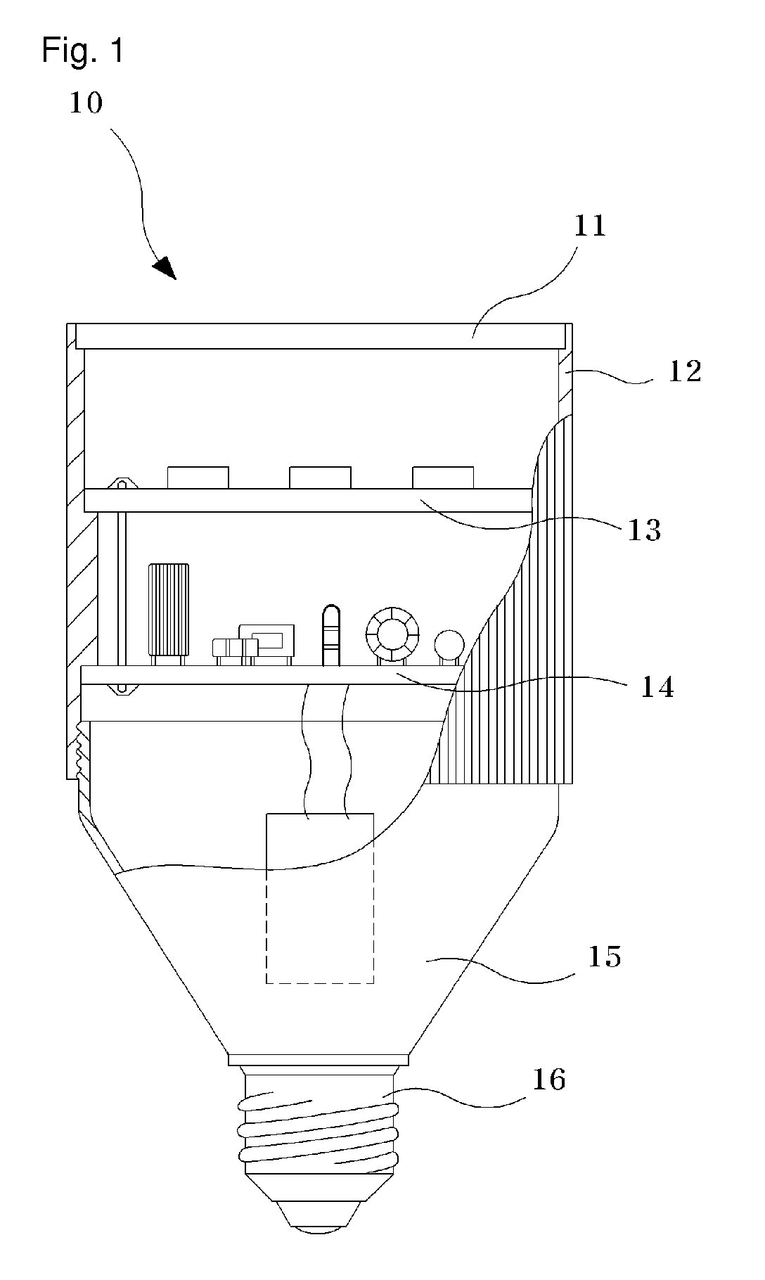 Bulbtype lamp with light emitting diodes using alternating current
