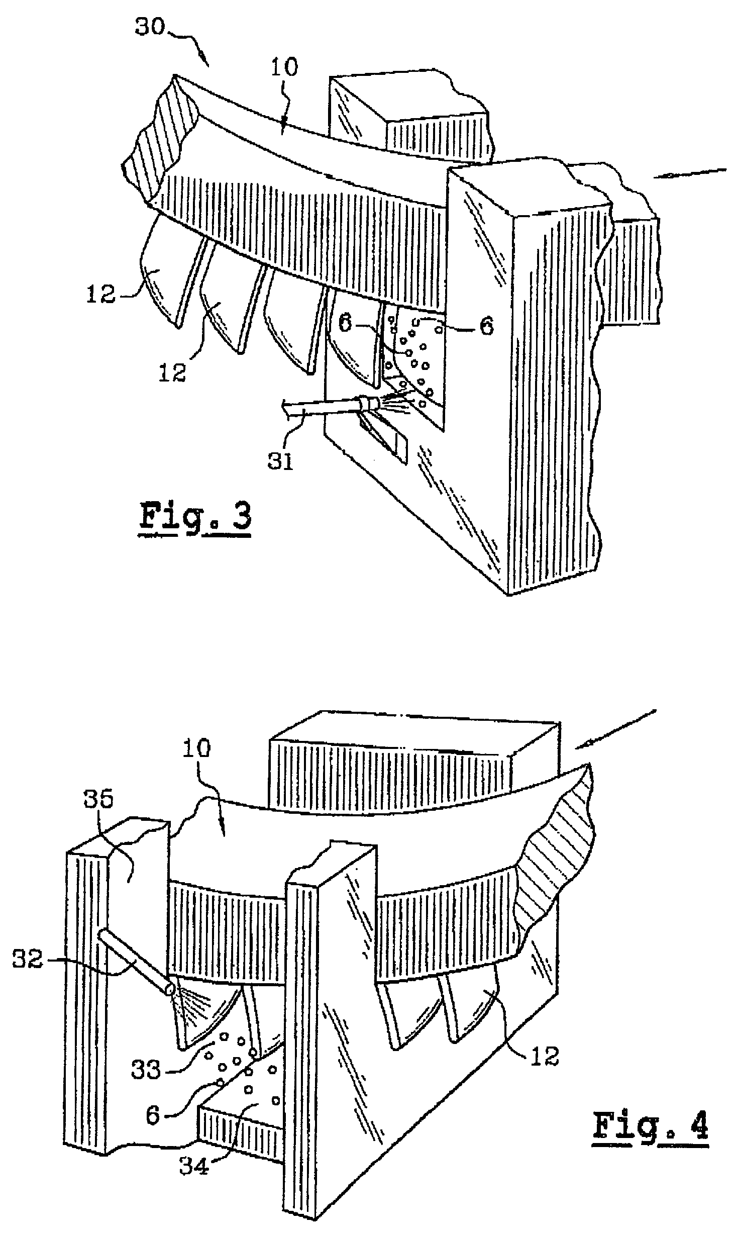 Method of shot blasting and a machine for implementing such a method