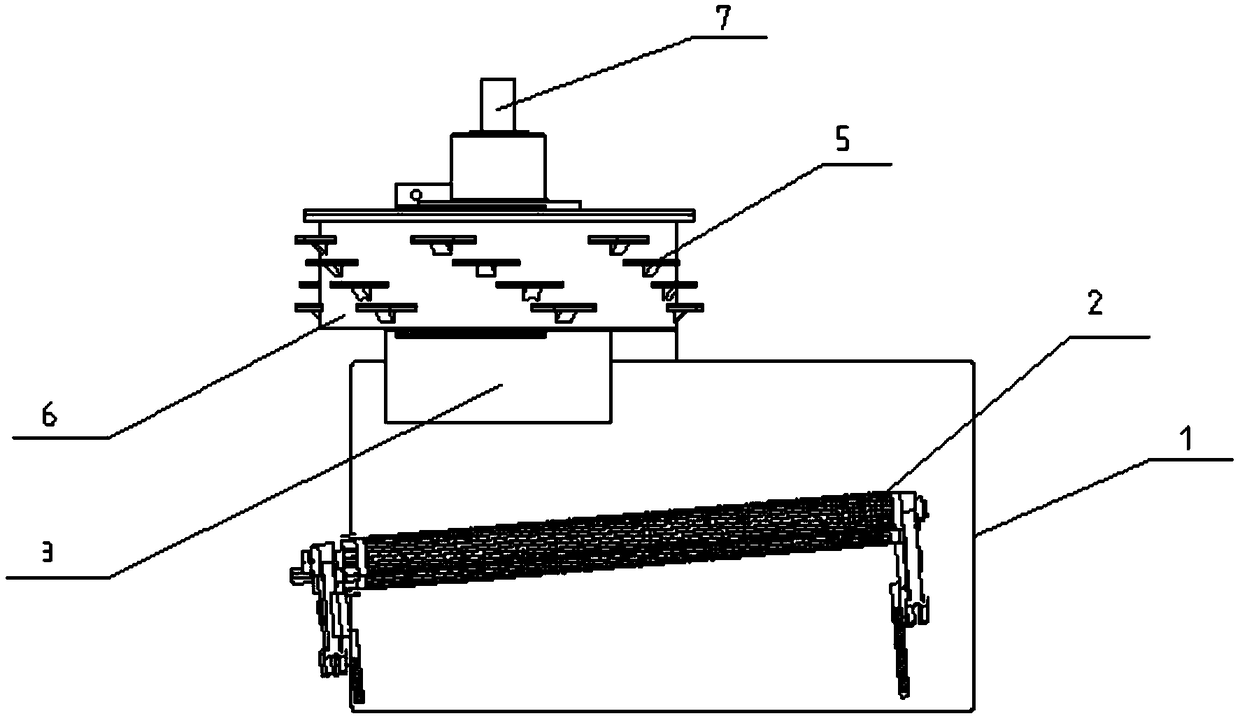 Double fringe removing and stem leaf cleaning device for dual-fruit fresh cooking corn