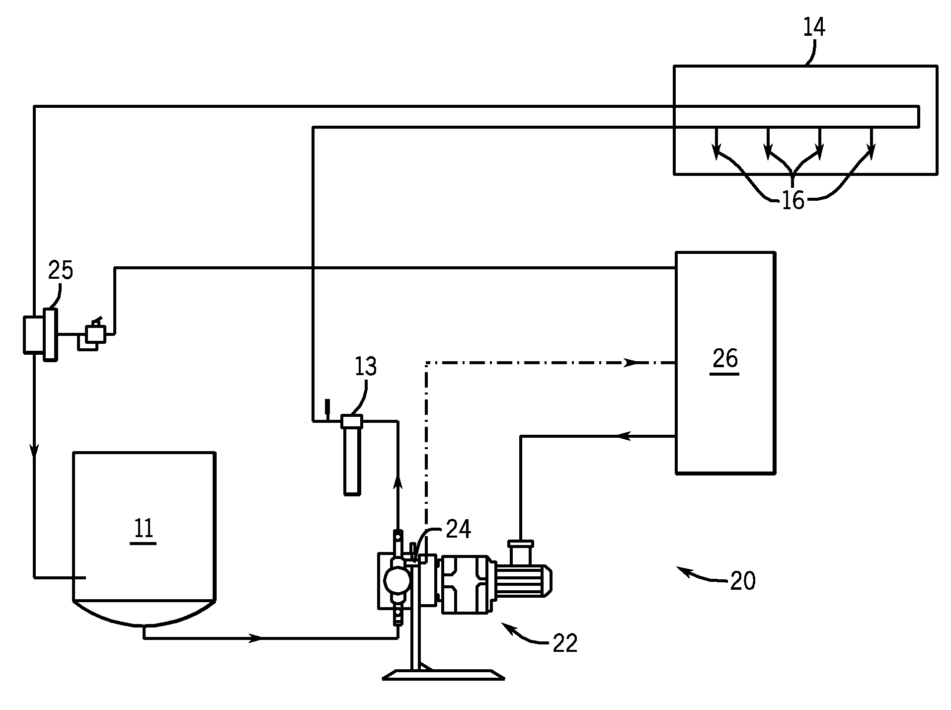 Paint circulating system and method