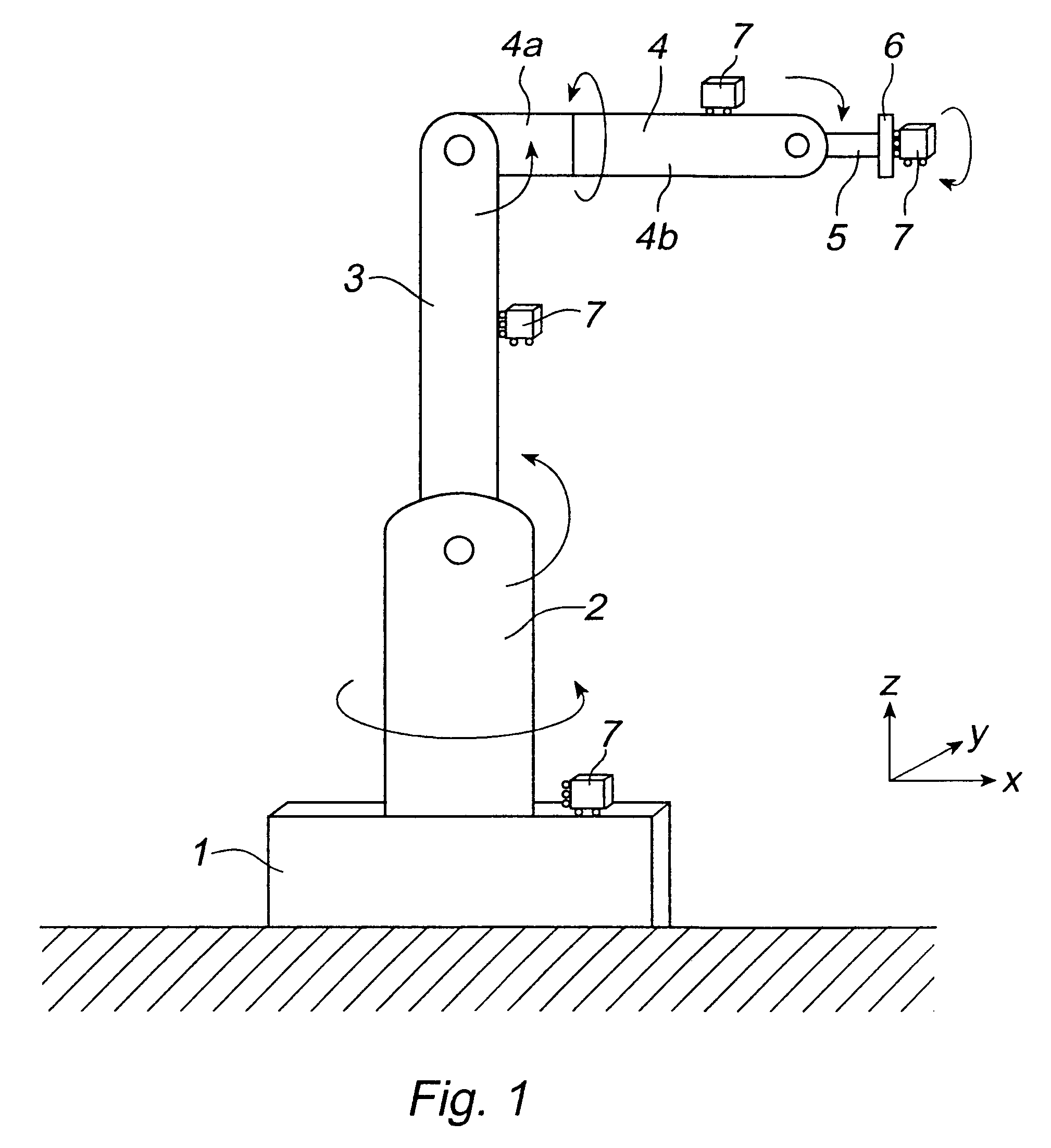 Device and a method for calibration of an industrial robot