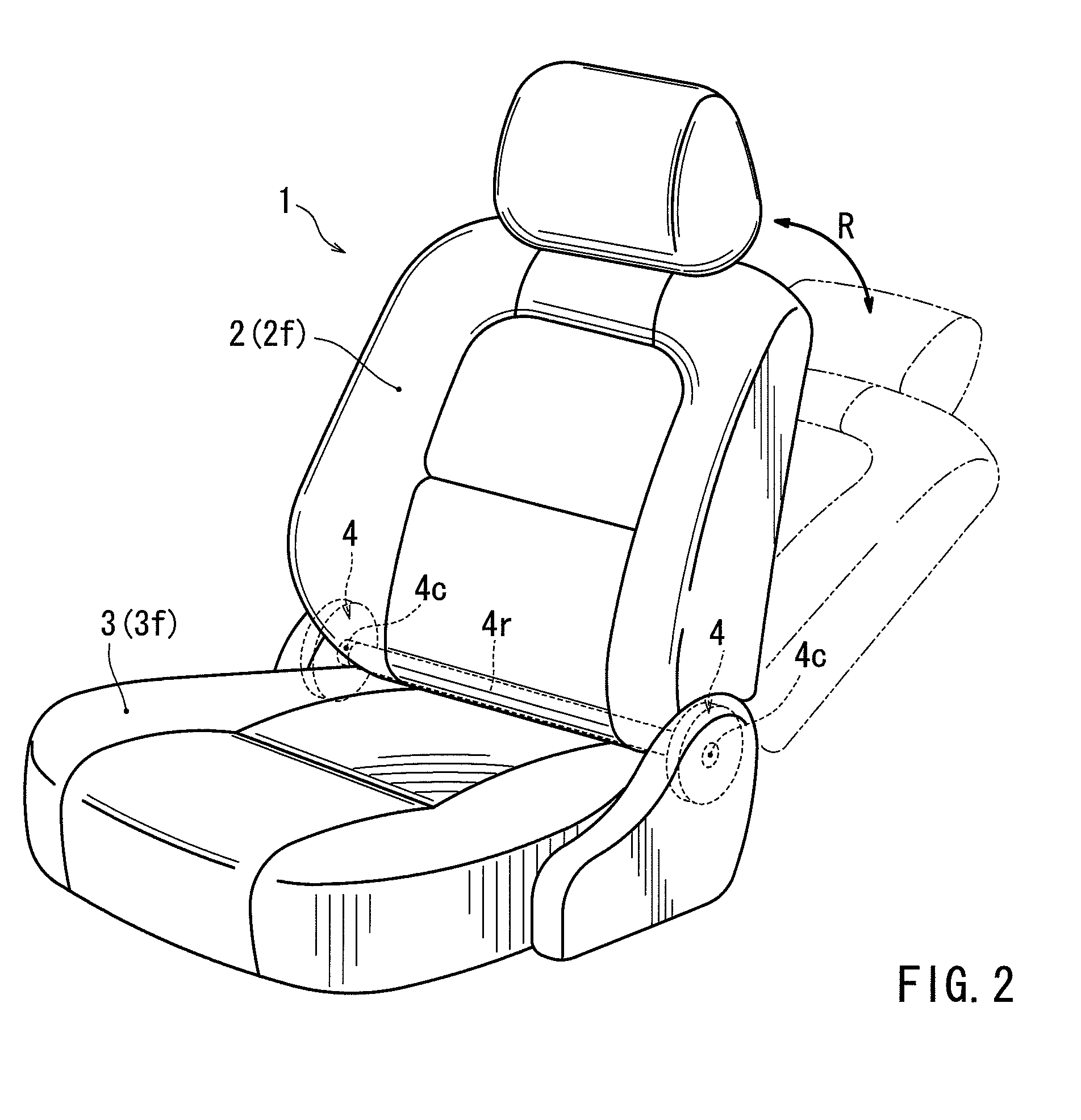 Connection devices in vehicle seats