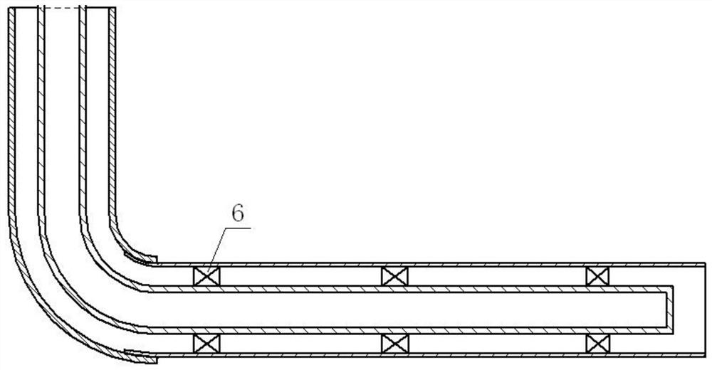 Tube-outside packing and coiled tubing combined fracturing method