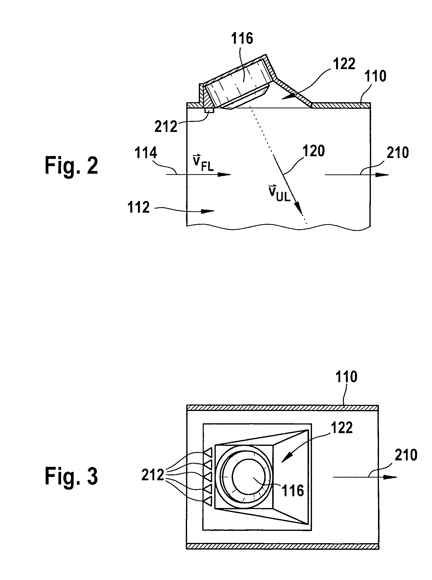 Ultrasonic flow meter including turbulators