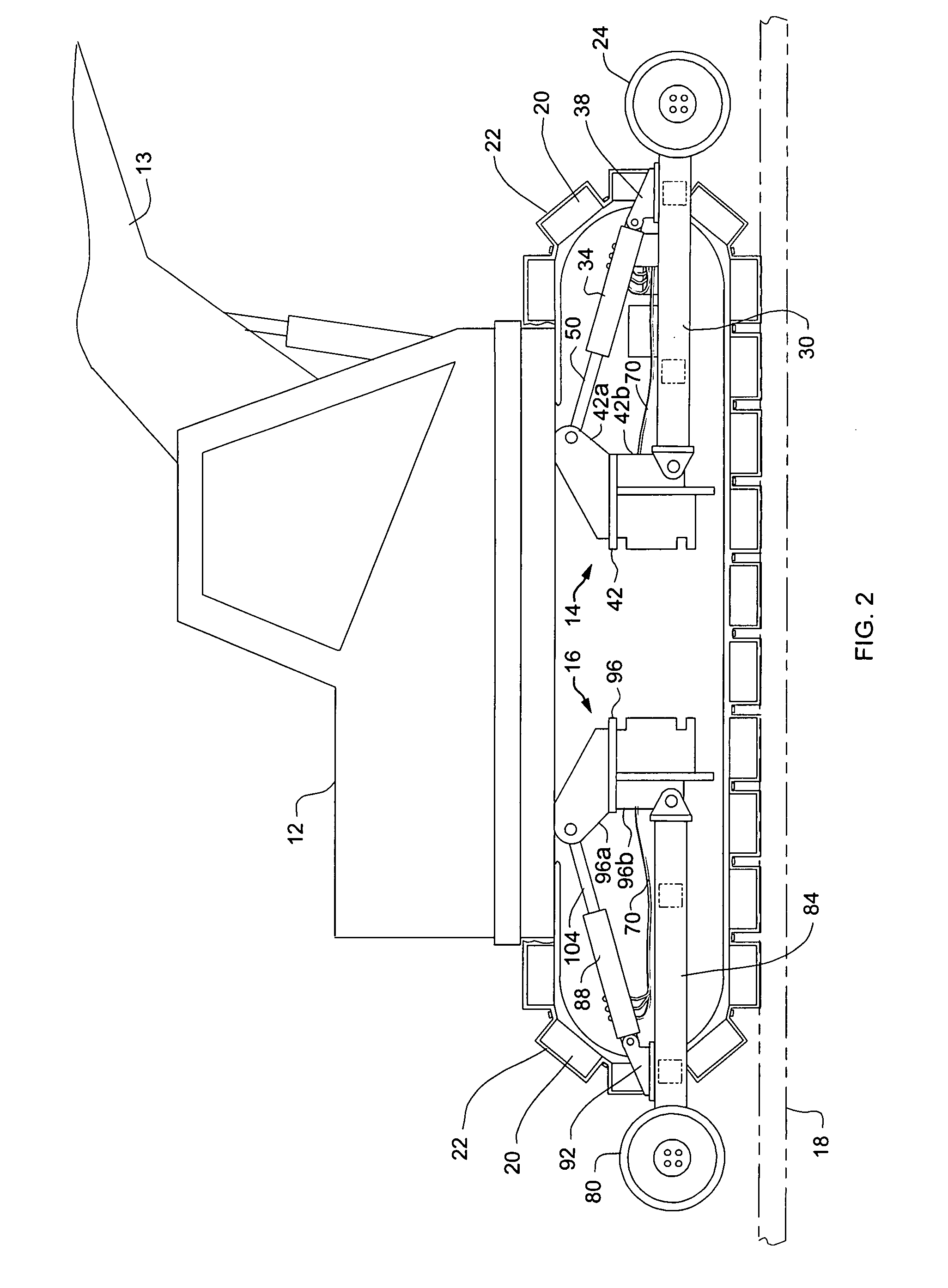Apparatus for enabling an excavator to mount, demount and travel on railroad tracks