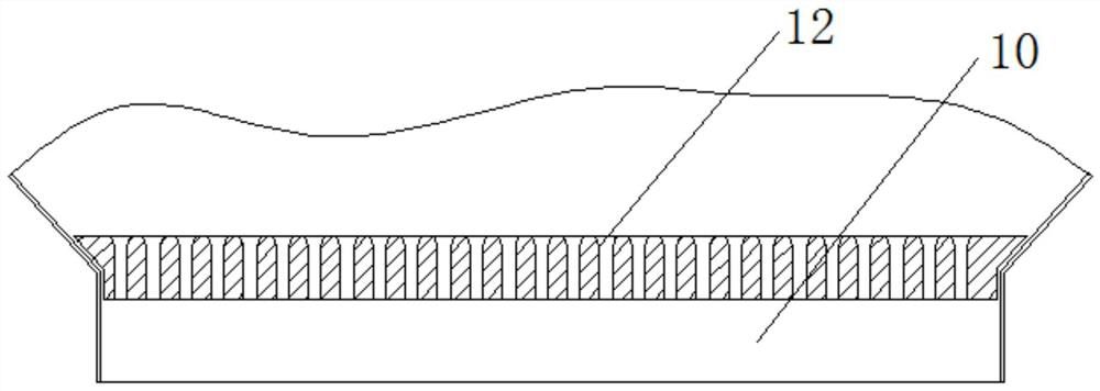 Novel pvc material automatic hot-melting filtering mechanism