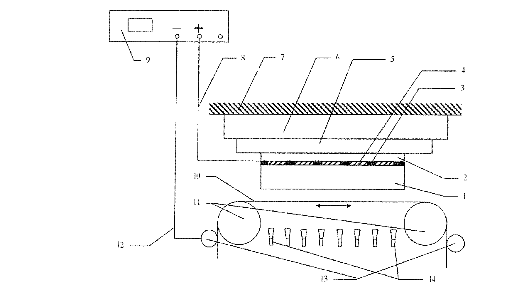 Grinding/electrolysis combined multi-wire-slicing processing method for silicon wafers