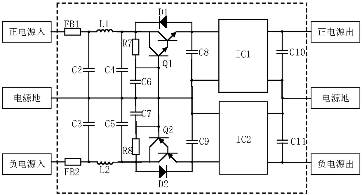 Digital current multichannel parallel quick current pre-discharging system