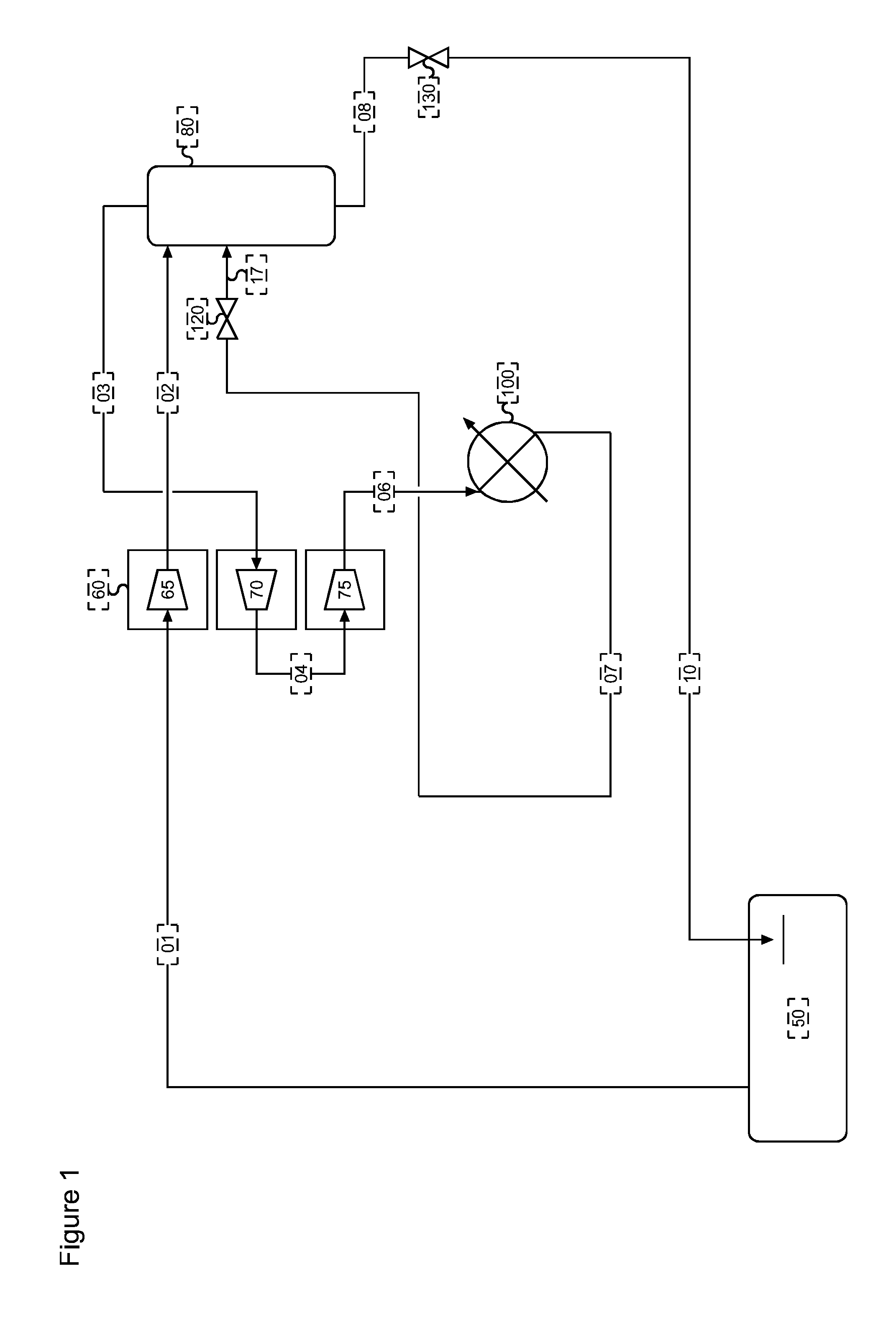 Method of cooling boil off gas and an apparatus therefor